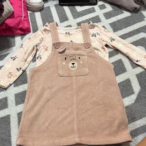 Carter's Pink Bear Dress Set